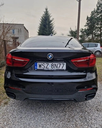 BMW X6 cena 265000 przebieg: 89500, rok produkcji 2018 z Czchów małe 596